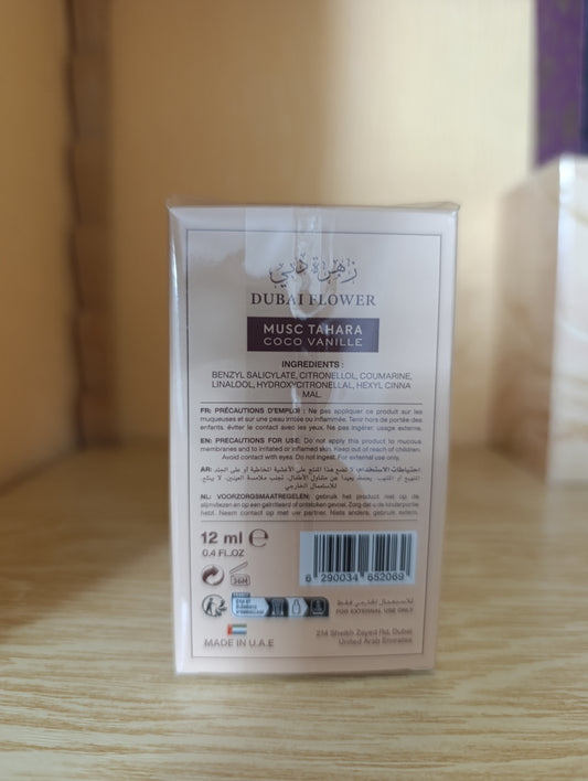 Musc Intime Coco Vanille Tahara 12 ml Dubai Flower