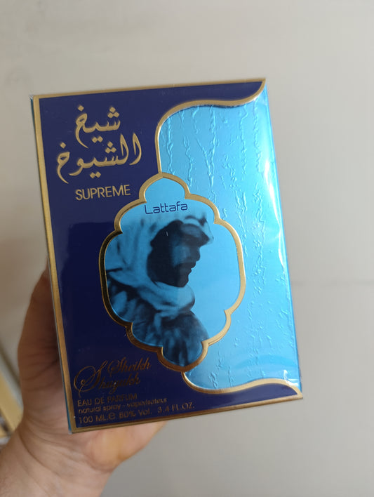 Sheikh Al Shuyukh Supreme – Parfum oriental-gourmand unisexe 100 ml inspiré Scandale pour Homme Absolu