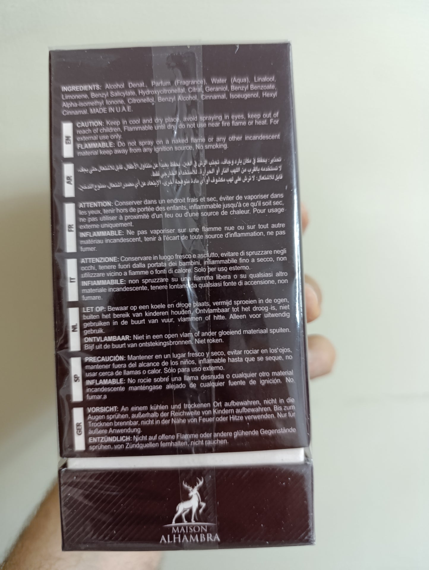Flaming Elixir - Maison Alhambra 80ml Eau De Parfum Mixte inspiré Cherry Smoke