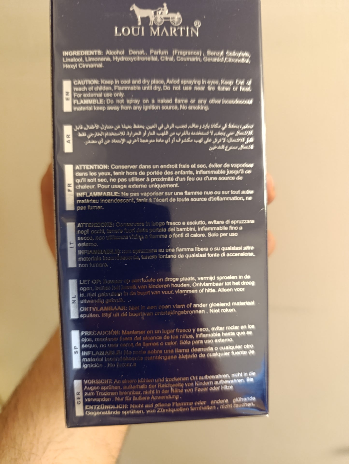 PASSION OUD -Extrait de parfum-LOUI MARTIN -100 ML