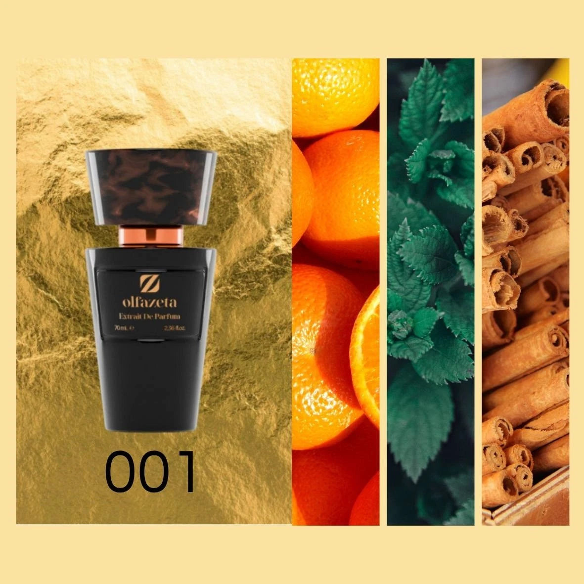 OLFAZETA Extrait de Parfum (30% Essence) - Parfum Homme inspiré ONE MILLION 70ml