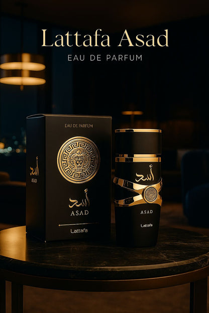 COFFRET ALPHA : Force & Prestige
3 Parfums Dévastateurs (Khamrah Dukhan, Asad, Jean Lowe Noir). 3x100ML.