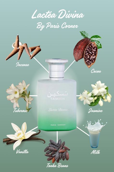 Taskeen Lactéa Divina - Paris Corner EDP 100 ML (Inspiré par Blanche Bête)