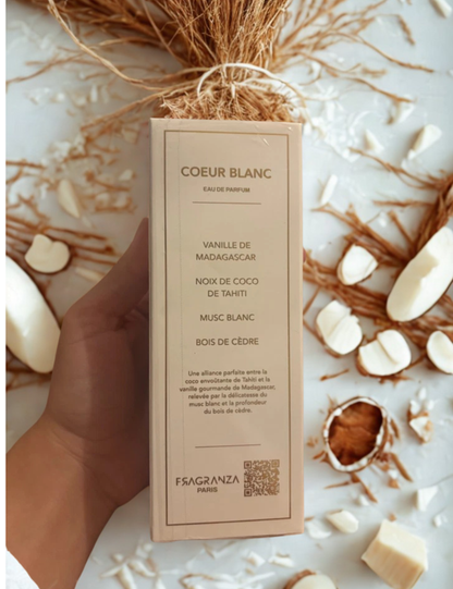 Cœur Blanc Fragranza EDP 100 ML Mixte