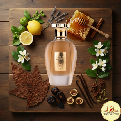 Voux Élégante Paris Corner - EDP Unisexe Intense Miel & Tabac/ inspiré NAXOS 1861