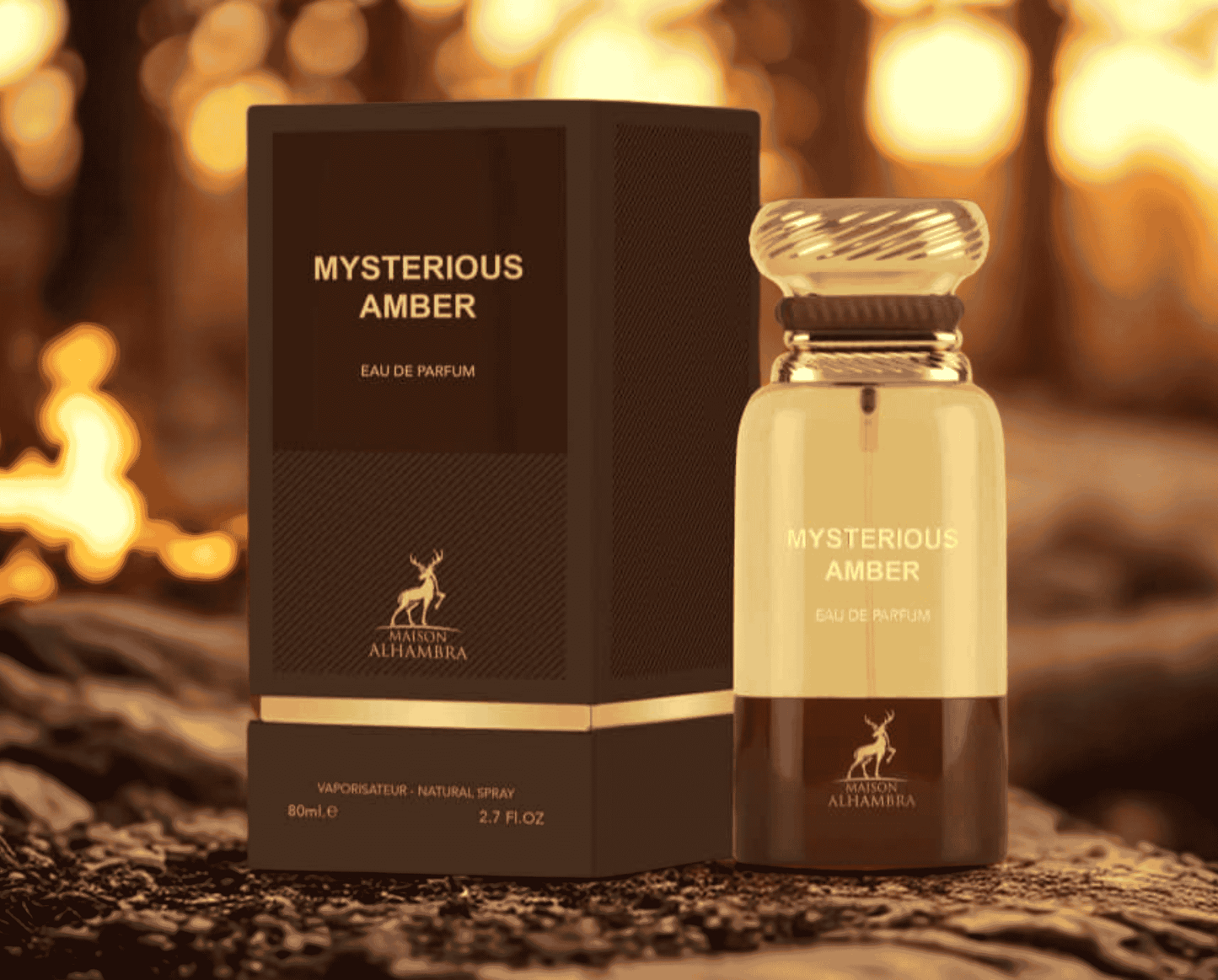 Maison Alhambra Mysterious Amber EDP - inspiré Grand Soir Extrême - 80 ml