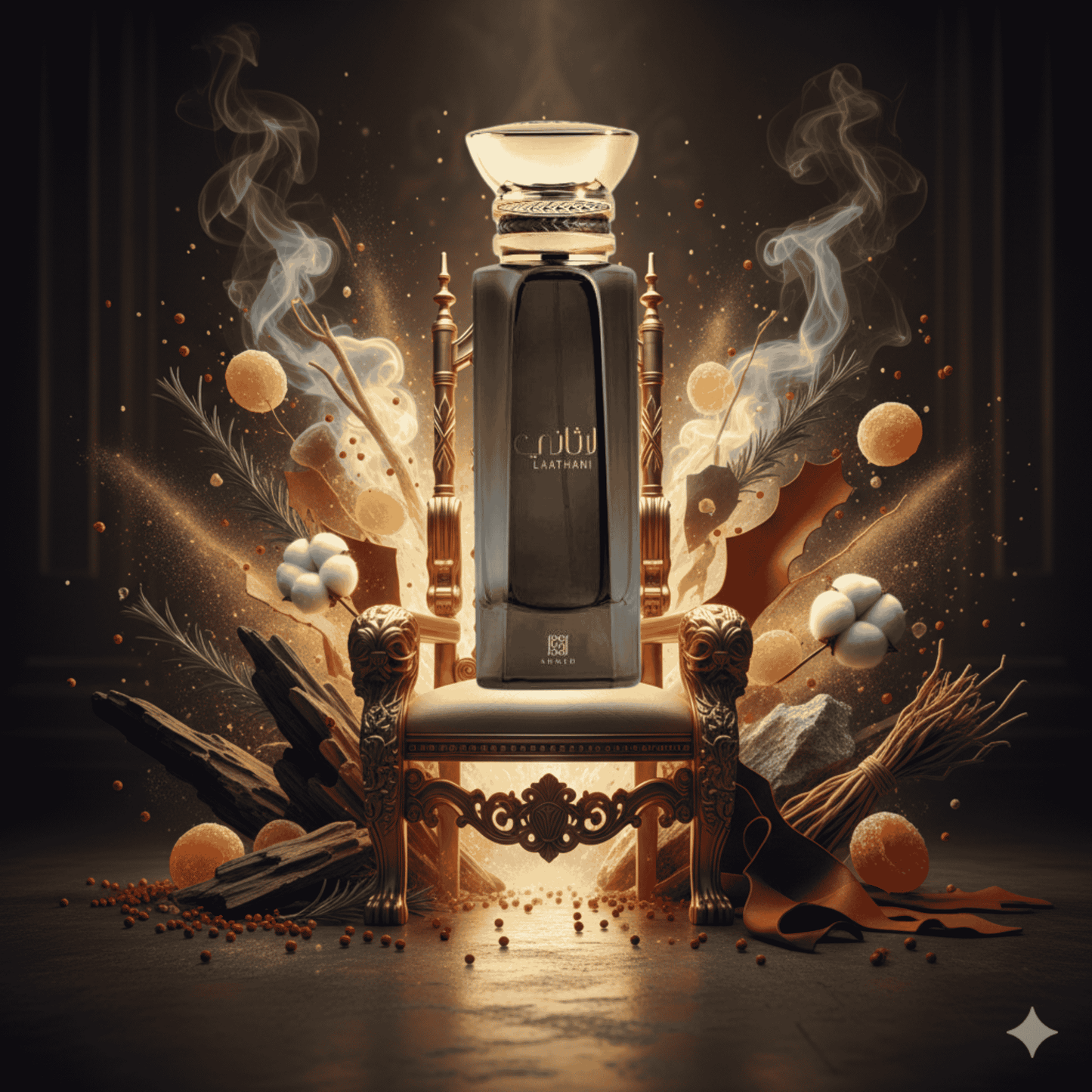 LAATHANI Ahmed Al Maghribi  80 ml Extrait de Parfum Mixte Tendance Homme