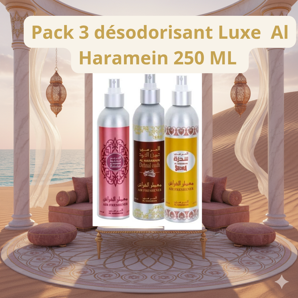 Pack Désodorisant Luxe Al Haramein 750ML
