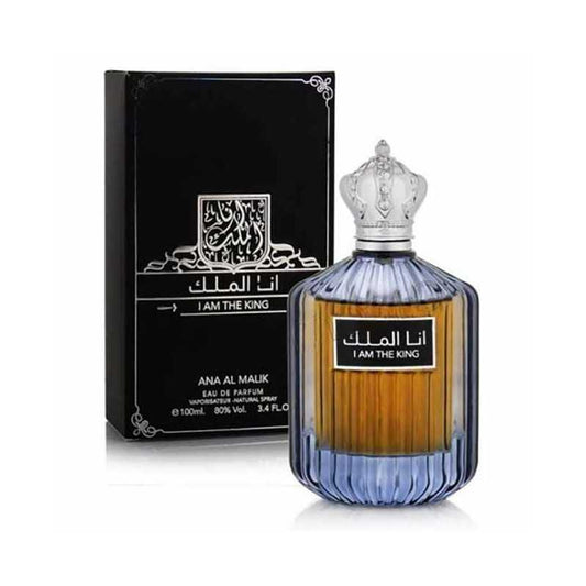 I Am The King Ard Al Zaafaran 100ml | Eau de Parfum Homme Oriental | Boisé Épicé & Ambroxan