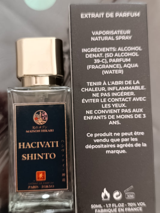 HACIVATI SHINTO - Extrait de parfum 50 ML - MAISON HIKARI