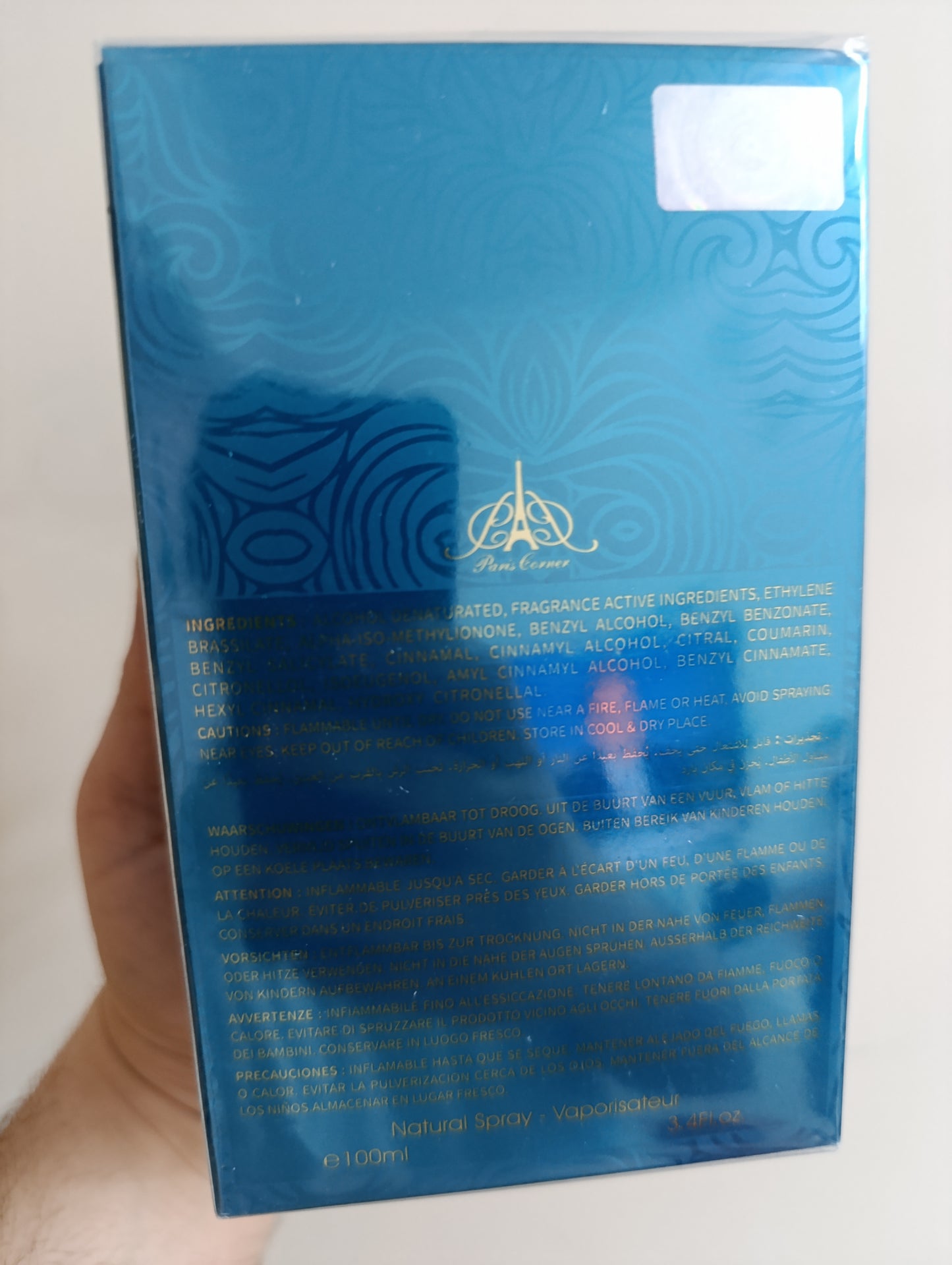 Voux Turquoise - Emir - Paris Corner 100ml Eau De Parfum Mixte/Unisexe