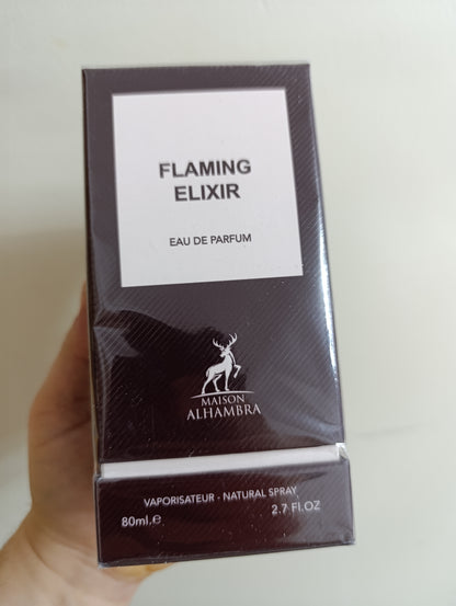 Flaming Elixir - Maison Alhambra 80ml Eau De Parfum Mixte inspiré Cherry Smoke