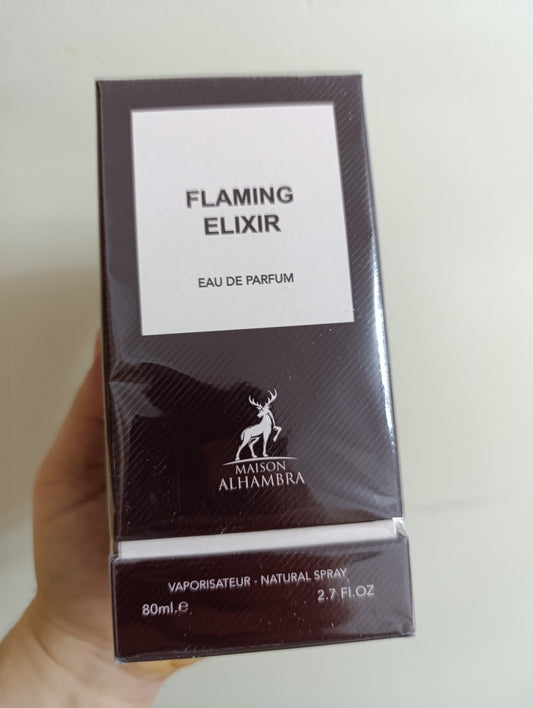 Flaming Elixir - Maison Alhambra 80ml Eau De Parfum Mixte inspiré Cherry Smoke