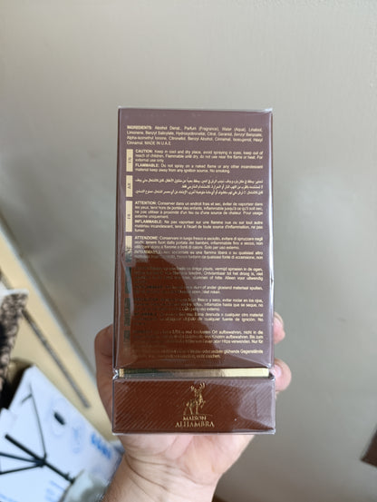 Maison Alhambra Mysterious Amber EDP - inspiré Grand Soir Extrême - 80 ml
