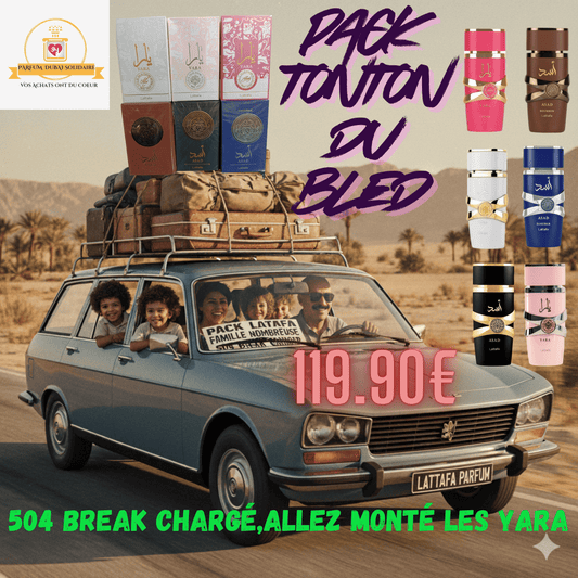 Pack Lattafa Tonton du Bled 600ML