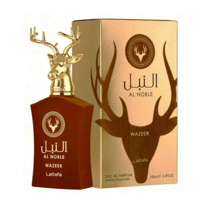 Al Noble Wazeer Lattafa 🍬 Eau de Parfum Femme– Parfum Oriental Fruité Gourmand – Vanille Caramel de Dubaï
