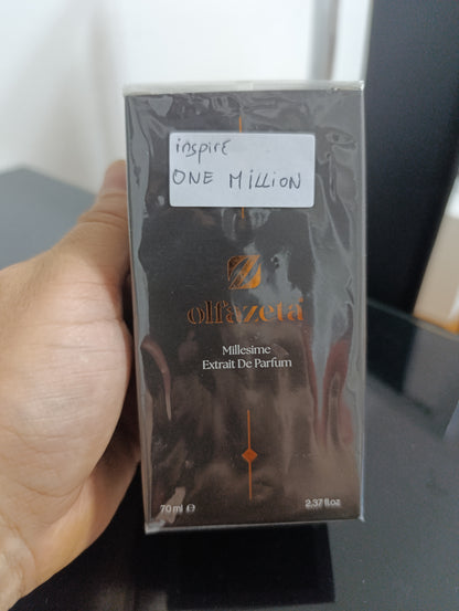 OLFAZETA Extrait de Parfum (30% Essence) - Parfum Homme inspiré ONE MILLION 70ml