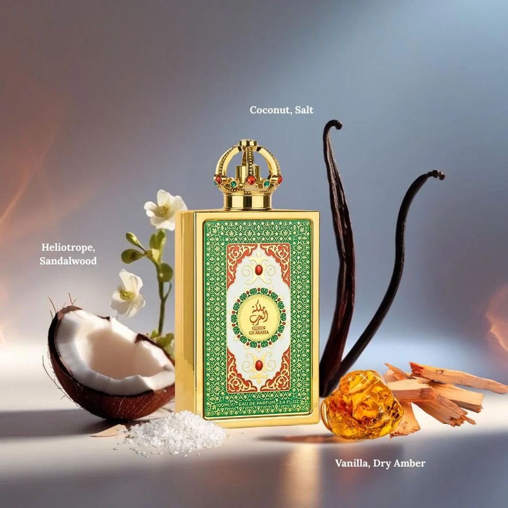 Queen Of Arabia Lattafa Pride 100 ML + 4X10ML inspiré Vanilla Powder