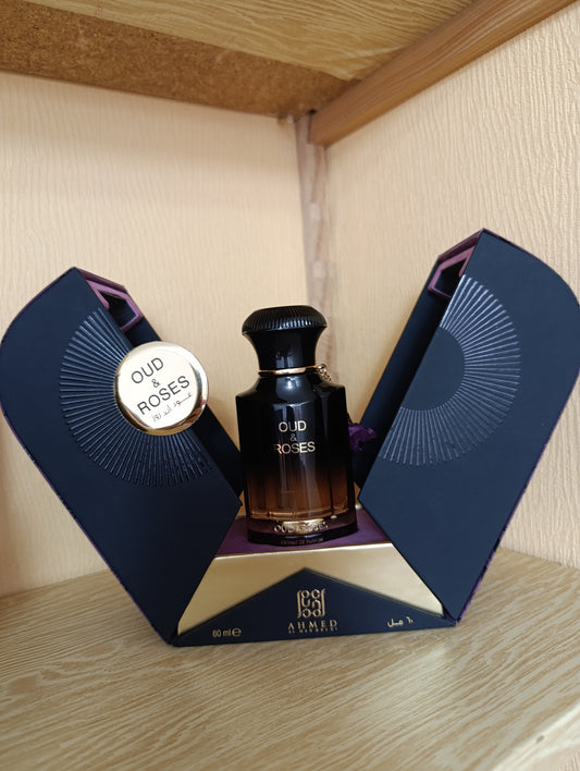 Oud & Roses Ahmed Al Maghribi Extrait de parfum 60 ML Mixte