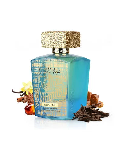 Sheikh Al Shuyukh Supreme – Parfum oriental-gourmand unisexe 100 ml inspiré Scandale pour Homme Absolu